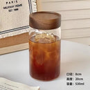 GobekUsa Glass Tea Cup with Lid: High Temp Resistant & Sealed Coffee Cup