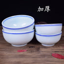 GobekUsa Blue and White Porcelain Rice Bowl - Jingdezhen Ceramic Soup Bowl