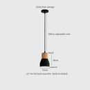 GobekUsa Cement LED Pendant Lamp Industrial Decor Bedroom Living Room Bar Cafe