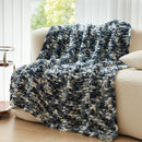 GobekUsa Knitted Jacquard Blanket Throw 130x160cm 1400g