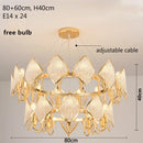 GobekUsa Crystal Chandelier Pendant Light: Elegant Modern Luxury for Living Room Decor