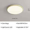GobekUsa LED Ceiling Light: Nordic Minimalist Design, Remote Control, for Bedroom, Living Room