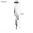 GobekUsa LED Chandelier: Modern, Dimmable Ceiling Light for Living Room, Kitchen, Staircase