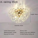 GobekUsa Crystal LED Ceiling Pendant Chandelier for Home Decoration and Lighting