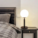 GobekUsa LED Glass Ball Brass Table Lamp for Luxury Home Decor Bedrooms & Offices