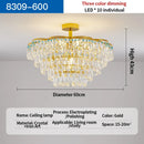 GobekUsa Crystal Light Chandelier | Post-Modern European Luxury for Living Room, Bedroom, Dining