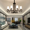 GobekUsa Chinese Style Luxury Living Room Chandelier for Elegant Homes
