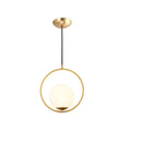 GobekUsa Glass Ball Pendant Light Fixture Iron Luminaire Chandelier