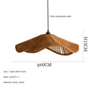 GobekUsa Japanese Hemp Knit Pendant Light E27 LED Lamp - Nordic Wabi Sabi Style