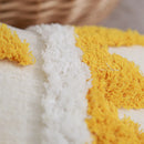 GobekUsa Boho Chenille Tufted Pillow Case with Tassels for Home Fall Decor
