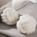 GobekUsa Boucle Knotted Circle Soft Pillows - Home Decorative Round Ball Throw Plush Pillows