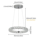 GobekUsa Gold Möbius Strip Pendant Chandelier for Luxe Living and Dining Spaces