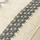 GobekUsa Boho Tassel Cushion Cover: Geometric Woven Crochet Pillowcase