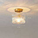 GobekUsa Glass Shade Pendant Ceiling Lamp for Kitchen Aisle Bedroom LED Lights Fixtures