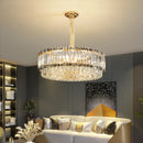GobekUsa Crystal Chandelier: Elegant Modern Lighting for Living Room, Bedroom, and Restaurant.