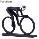 GobekUsa Cyclist Sculpture Figurine Abstract Art Home Decor Champion Athlete