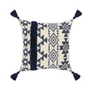 GobekUsa Ethnic Geometric Printed Tufted Tassels Cushion Cover for Sofa Living Room
