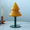 GobekUsa Christmas Tree Glass Table Lamp for Living Room & Bedroom Decor