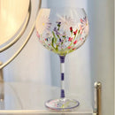 GobekUsa Crystal Hand-Painted Floral Wine Goblet - Chinese Antique Red Wine Glass