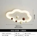 GobekUsa Kids Cloud Chandelier Light for Children's Room, Full Spectrum, Boys & Girls, Cream Style