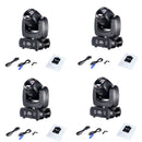 GobekUsa 120W LED Moving Head Light Beam Spot Wash Gobo 8 Face Roto Prism