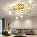 Modern Iron Acrylic Dimmable LED Pendant Light