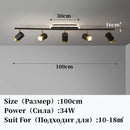 GobekUsa LED Chandelier with Spotlights for Living Room Bedroom Ceiling Decor