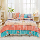 GobekUsa Cozy Flannel Plush Blanket - All Seasons Sofa Cover & Bed Sheet for Queen Double