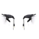 GobekUsa Designer Bird Wall Lamp Modern Resin White Black LED Light Bedroom Living Room