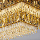 GobekUsa Crystal Round Ceiling Chandelier for Modern Room Decor, Luxury Lamps - 2025 Lumens
