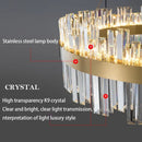 GobekUsa Crystal Pendant Chandelier Light - Nordic Luxury Gold Ceiling Lighting for Living Room