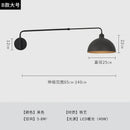 GobekUsa Industrial Telescopic Swing Arm Wall Lamp for Decorative Living Spaces