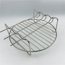 GobekUsa Double Layer Stainless Steel BBQ Skewers Holder - Kitchen Tool