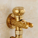 GobekUsa Gold Brass Hand Held Bidet Shattaf Shower Head Set