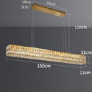 GobekUsa Crystal Chandelier Pendant Light for Living and Dining Room Lighting