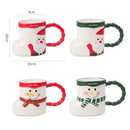 GobekUsa Lovely Christmas Socks Ceramic Mug Santa Coffee Cup Xmas Gift