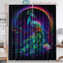 GobekUsa Good Luck Peacock Home Decoration Curtains for Happy New Year