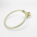 GobekUsa Brushed Gold Bath Hardware Set: Paper Holder, Towel Bar, Robe Hook - Wall Mount Bathroom Accessories