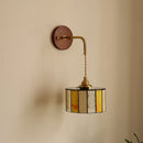 GobekUsa Adjustable LED Wall Lamp Sconce Copper Wood Glass Stair Light