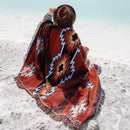 GobekUsa Bohemian Knit Throw Blanket