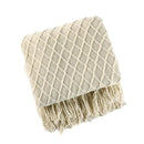 GobekUsa Knitted Wool Blanket - Soft Nordic Throw for Sofa, Bed, or Office