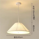 GobekUsa Designer LED Fabric Pendant Light for Bedroom, Home Decor, Hanging Chandelier