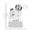 GobekUsa Dog Breed Poster featuring Rhodesian Ridgeback, Havanese, and More