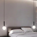 GobekUsa Glass Ball LED Pendant Chandelier for Bedroom Dining Room Kitchen Island