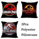 GobekUsa Jurassic Park Dinosaur Pillowcase Cover for Living Room Sofa and Chair