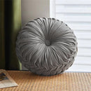 GobekUsa Dutch Velvet Round Seat Cushion: Modern & Comfortable Back Support for Living Room.