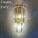 GobekUsa Crystal Wall Lamp: Elegant Lighting for Luxury Hotel, Club, Villa, Living Room, Office, Banquet