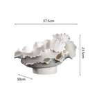 GobekUsa Ceramic Wavy Flower Vase - Home Decoration and Storage Organization