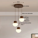 GobekUsa Hemp Rope LED Pendant Light - Nordic Glass Hanging Lamp for Home Decor