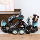 GobekUsa Dragon Teapot Set | Semi-Automatic Tea Set | Magnetic Rotating Water-Conducting Tea Set